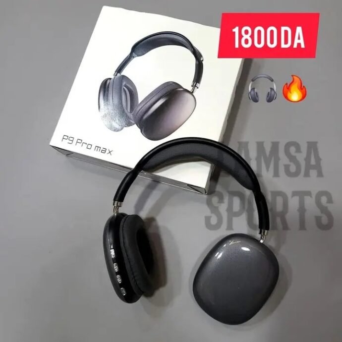 ⁦سماعات الأذن بلوتوث (P9 Pro Max)1800da⁩ - الصورة ⁦3⁩