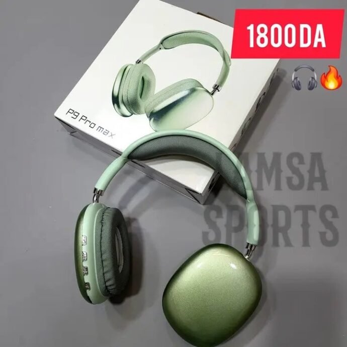 ⁦سماعات الأذن بلوتوث (P9 Pro Max)1800da⁩ - الصورة ⁦2⁩